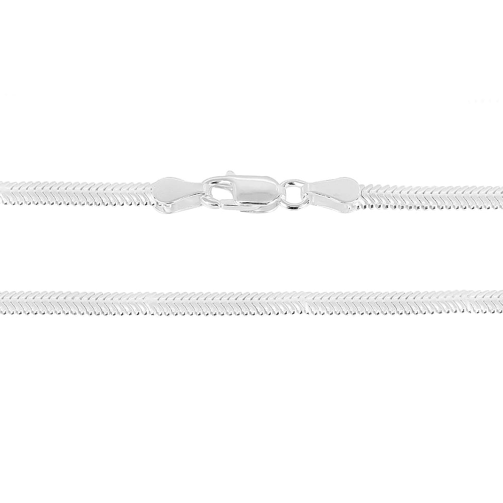 Pulseira Prata Snake 17cm · 2,5mm